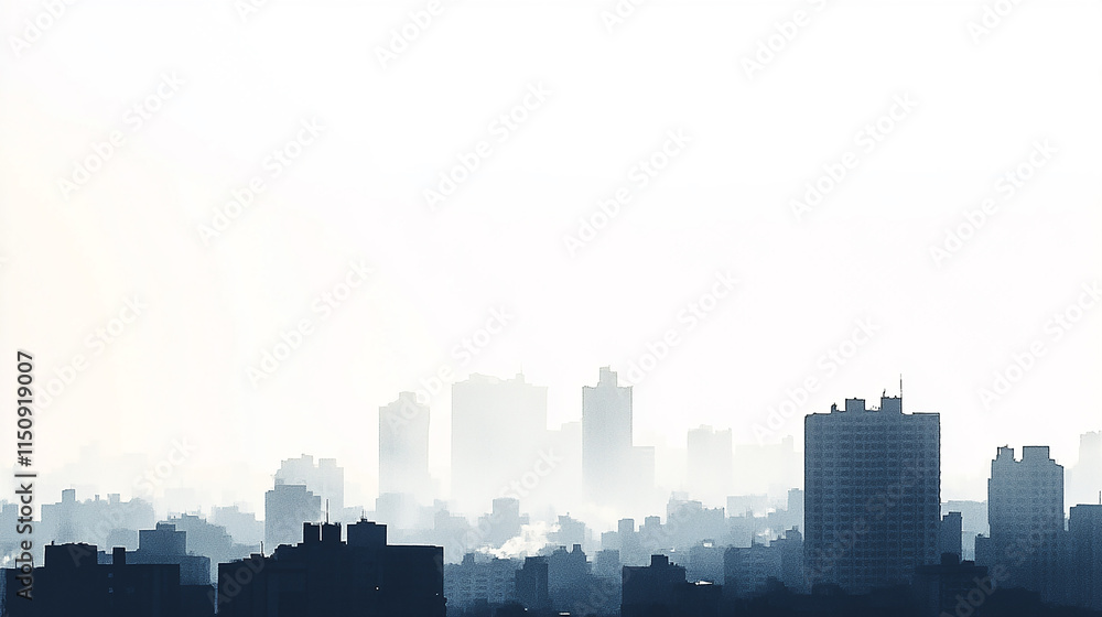 City modern silhouette technology background, skyline building architecture modern concept design background City modern silhouette technology background, skyline building architecture modern concept design background