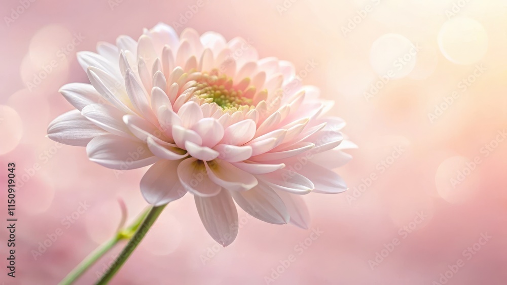 Soft pink petals unfolding from a delicate white flower stem , flowers, blossom, flowers, blossom, floral, delicate Soft pink petals unfolding from a delicate white flower stem , flowers, blossom, flowers, blossom, floral, delicate