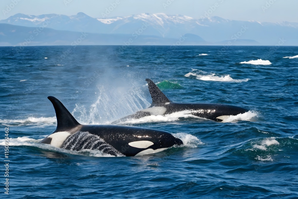 Fototapeta premium dolphin in the water