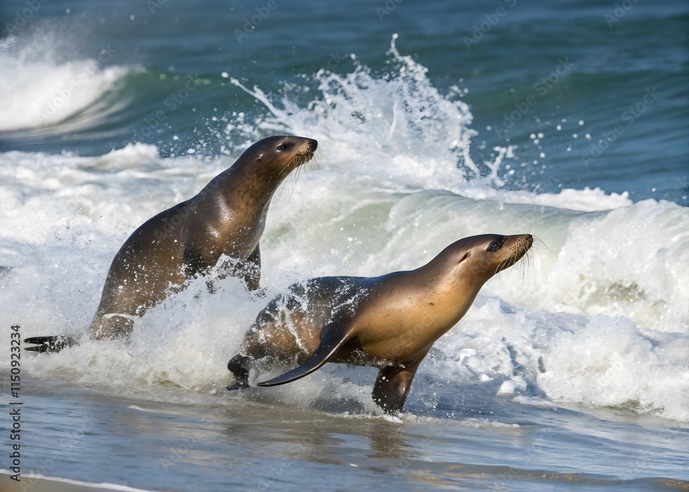 Fototapeta premium island sea lion