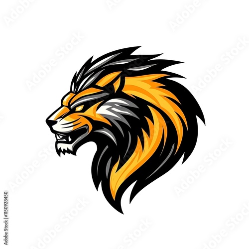 Wallpaper Mural Lion Logo, Mascot, Sport Team Graphic Torontodigital.ca