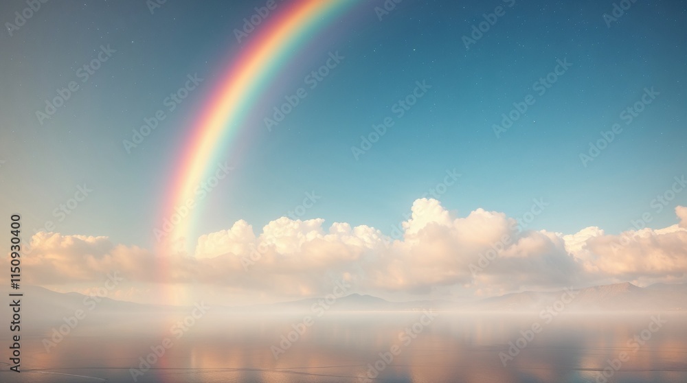 rainbow over the sea rainbow over the sea