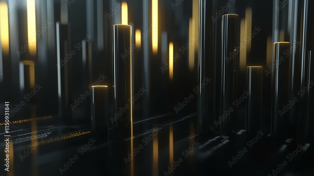 Fototapeta premium グラフ