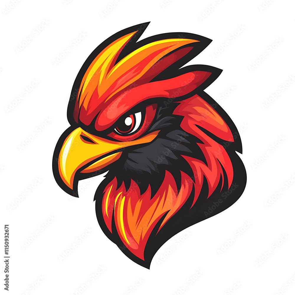 Fiery Eagle Head Logo Design. Concept of power, strength, and freedom. Fiery Eagle Head Logo Design. Concept of power, strength, and freedom.