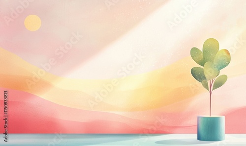 Vibrant breakout room design for creative modern offices