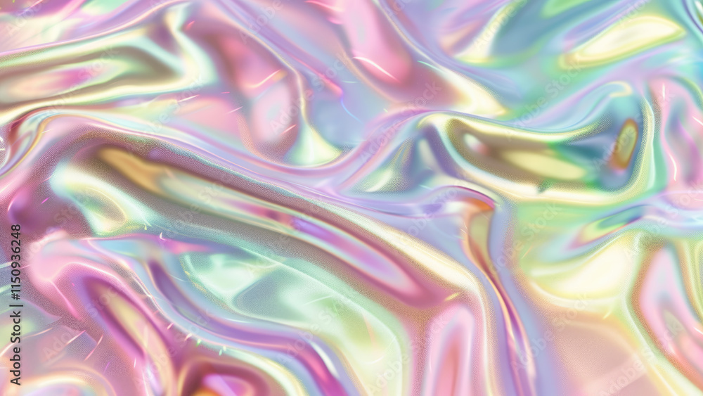 Fototapeta premium Abstract holographic background with colorful light reflections