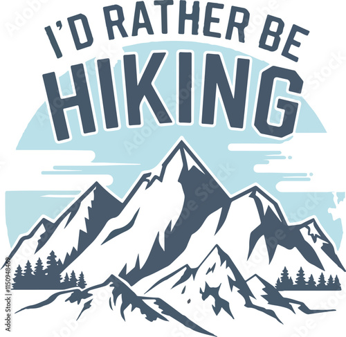 Mountains T-shirt Design