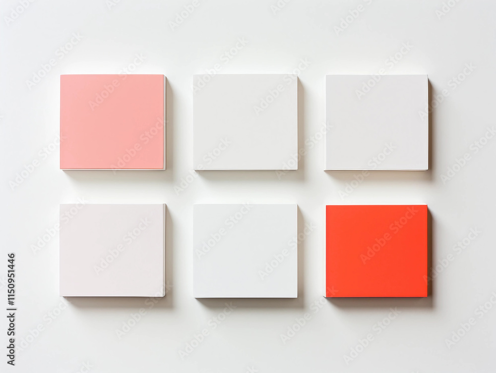 Cards on white wall Cards on white wall