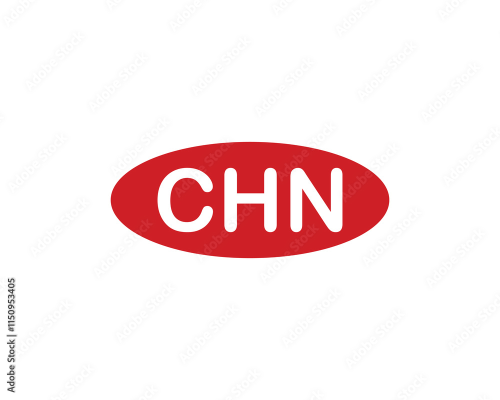 CHN logo design vector template. CHN CHN logo design vector template. CHN