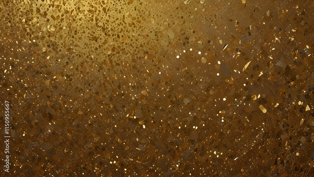 Closed up of metallic gold glitter textured background Generative AI
Closed up of metallic gold glitter textured background Generative AI