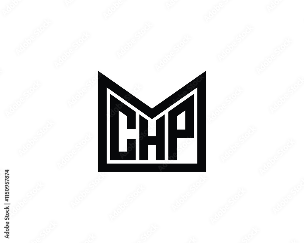 Fototapeta premium CHP logo design vector template. CHP