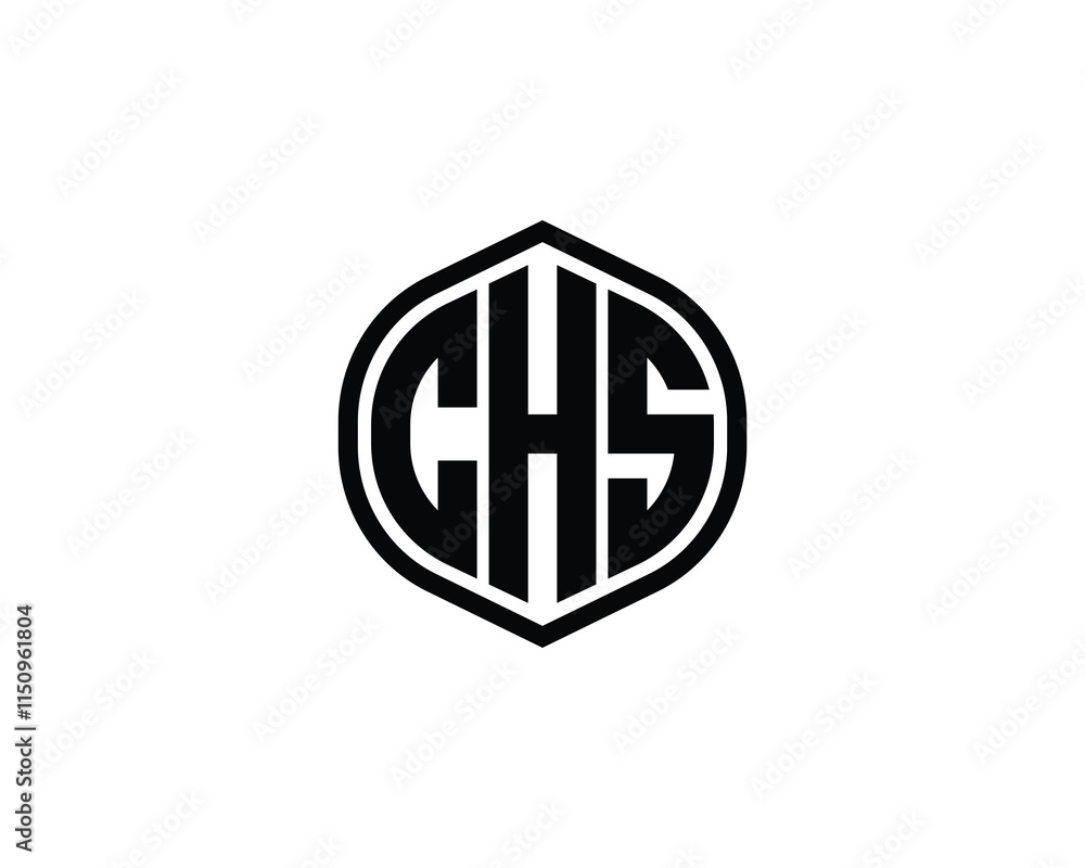 CHS logo design vector template. CHS CHS logo design vector template. CHS