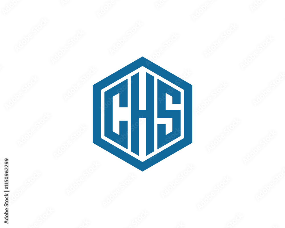CHS logo design vector template. CHS CHS logo design vector template. CHS