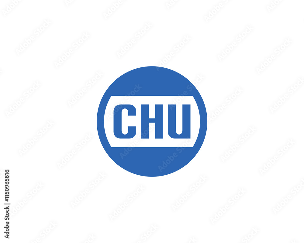 CHU Logo design vector template. CHU CHU Logo design vector template. CHU