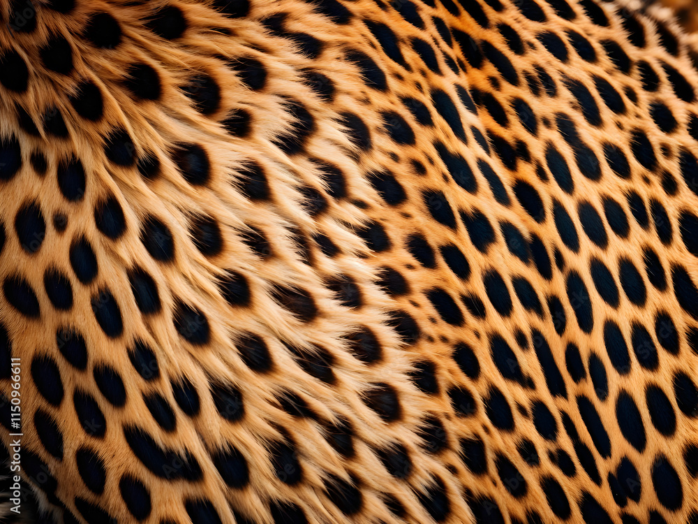 Unique photography of close-up view of Cheetah skin pattern, showcasing and intricate texture, perfect for nature, wildlife, and abstract background uses. Unique photography of close-up view of Cheetah skin pattern, showcasing and intricate texture, perfect for nature, wildlife, and abstract background uses.