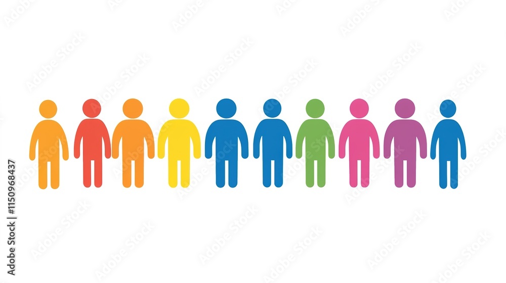 Simple Illustration Depicting the Concept of Ensuring Equal Opportunity for All. Simple Illustration Depicting the Concept of Ensuring Equal Opportunity for All.