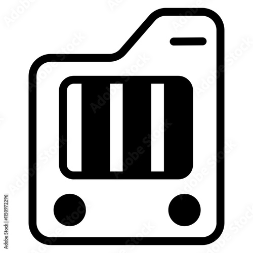 Car mat Glyph Icon