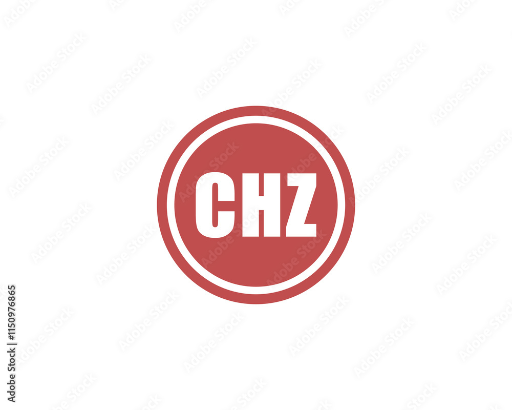 CHZ logo design vector template. CHZ CHZ logo design vector template. CHZ