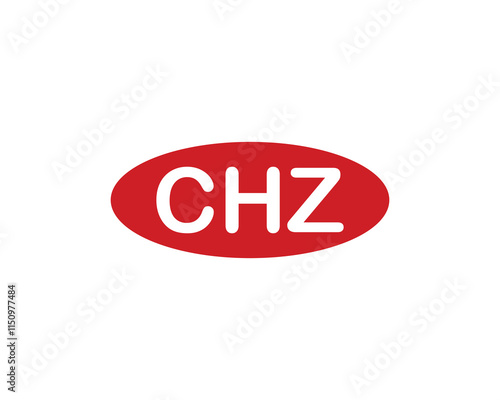 CHZ logo design vector template. CHZ photo