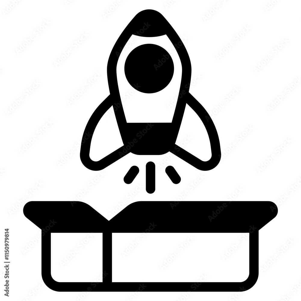 Launching Glyph Icon