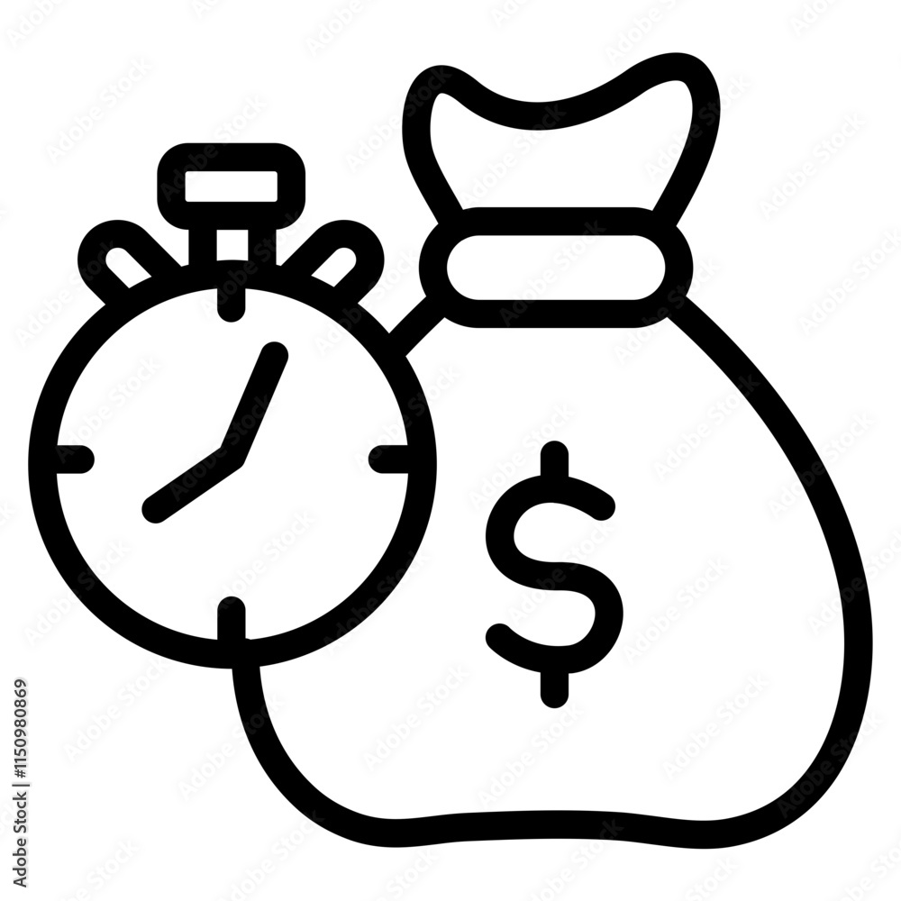 Loan Line Icon Loan Line Icon