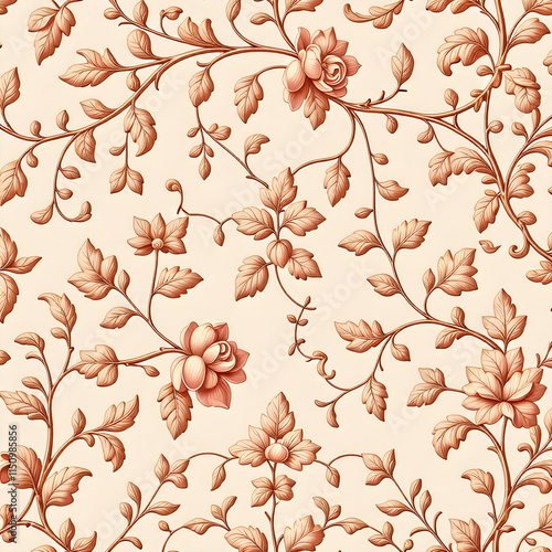 seamless pattern with flowers