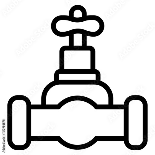 Valve Line Icon