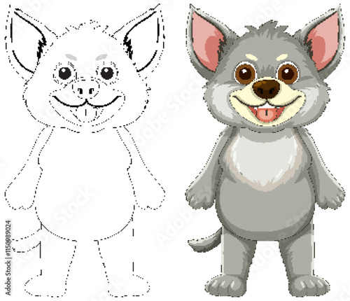 Cute Cartoon Animal Illustration