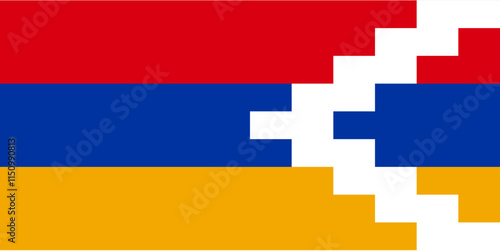  flag of nagorno karabakh