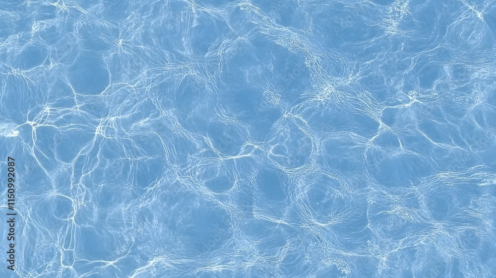 Obraz premium Rippling water surface underwater nature photography clear blue environment aerial view tranquility