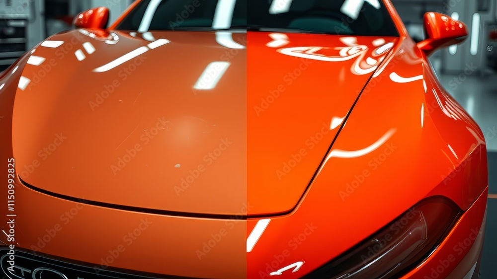 Car Paint Polishing Before & After: Scratch Removal Detailing Car Paint Polishing Before & After: Scratch Removal Detailing