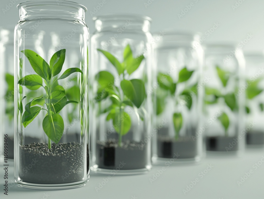 Innovative green technology in plant growth indoor garden image series modern environment close-up sustainability concept Innovative green technology in plant growth indoor garden image series modern environment close-up sustainability concept