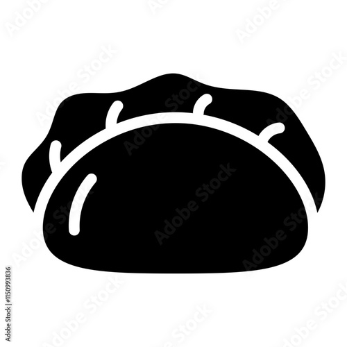 Dumpling Solid Icon