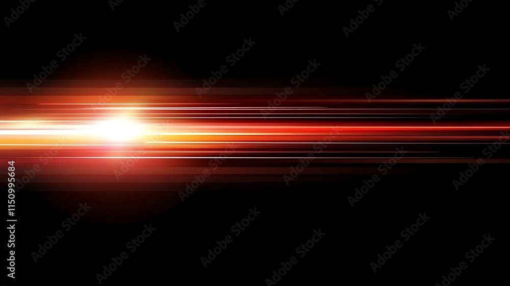 Abstract red and orange light streaks on black background. (1) Abstract red and orange light streaks on black background. (1)
