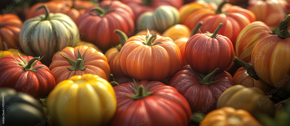 display of colorful pumpkins in various shapes and sizes display of colorful pumpkins in various shapes and sizes