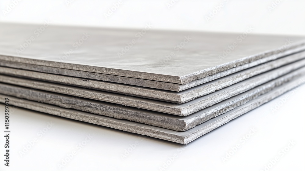 drywall sheets stacked isolated on white background drywall sheets stacked isolated on white background
