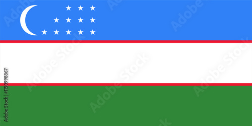 flag of uzbekistan