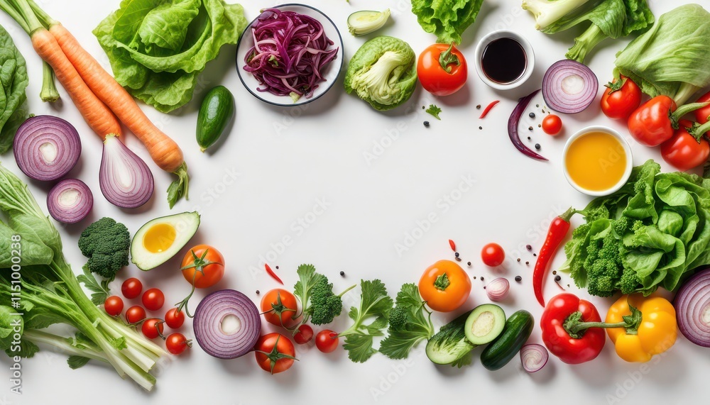 a close up of a number of vegetables and vegetables arranged in a circle a close up of a number of vegetables and vegetables arranged in a circle