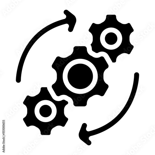 Operations Solid Icon