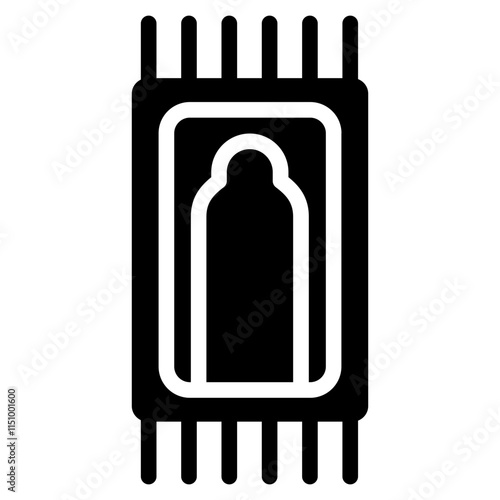 Prayer mat Solid Icon