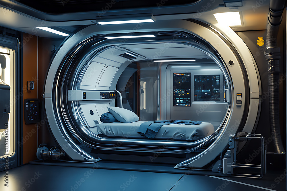 Futuristic Spaceship Bedroom Interior Design Futuristic Spaceship Bedroom Interior Design