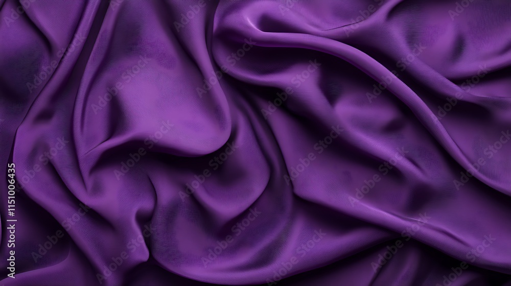 Rich purple fabric with luxurious folds and drapes. Rich purple fabric with luxurious folds and drapes.