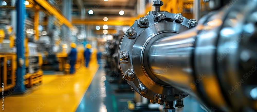 Industrial Machinery Close-up: A Glimpse into Manufacturing Precision Industrial Machinery Close-up: A Glimpse into Manufacturing Precision