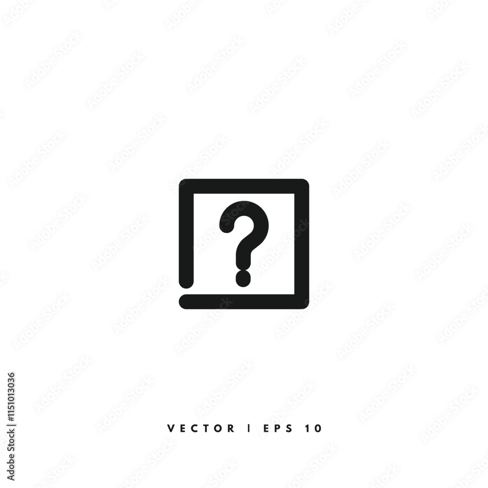 Question Mark Icon. Editable Stroke Question Mark Icon. Editable Stroke