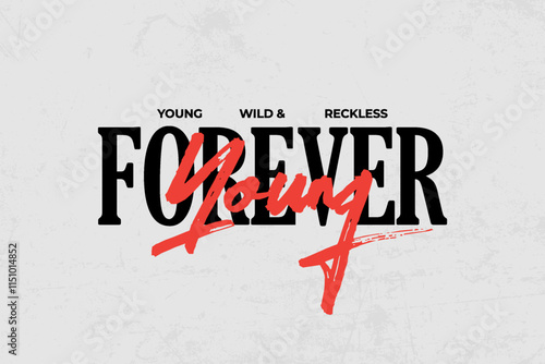 Creative streetwear typography quotes graphic tee concept vector graphic design