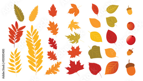 Pattern, border, frame of autumn leaves, flowers and branches. Nature, autumn season. Harvest Festival. Autumn Background for the design of banners, postcards.