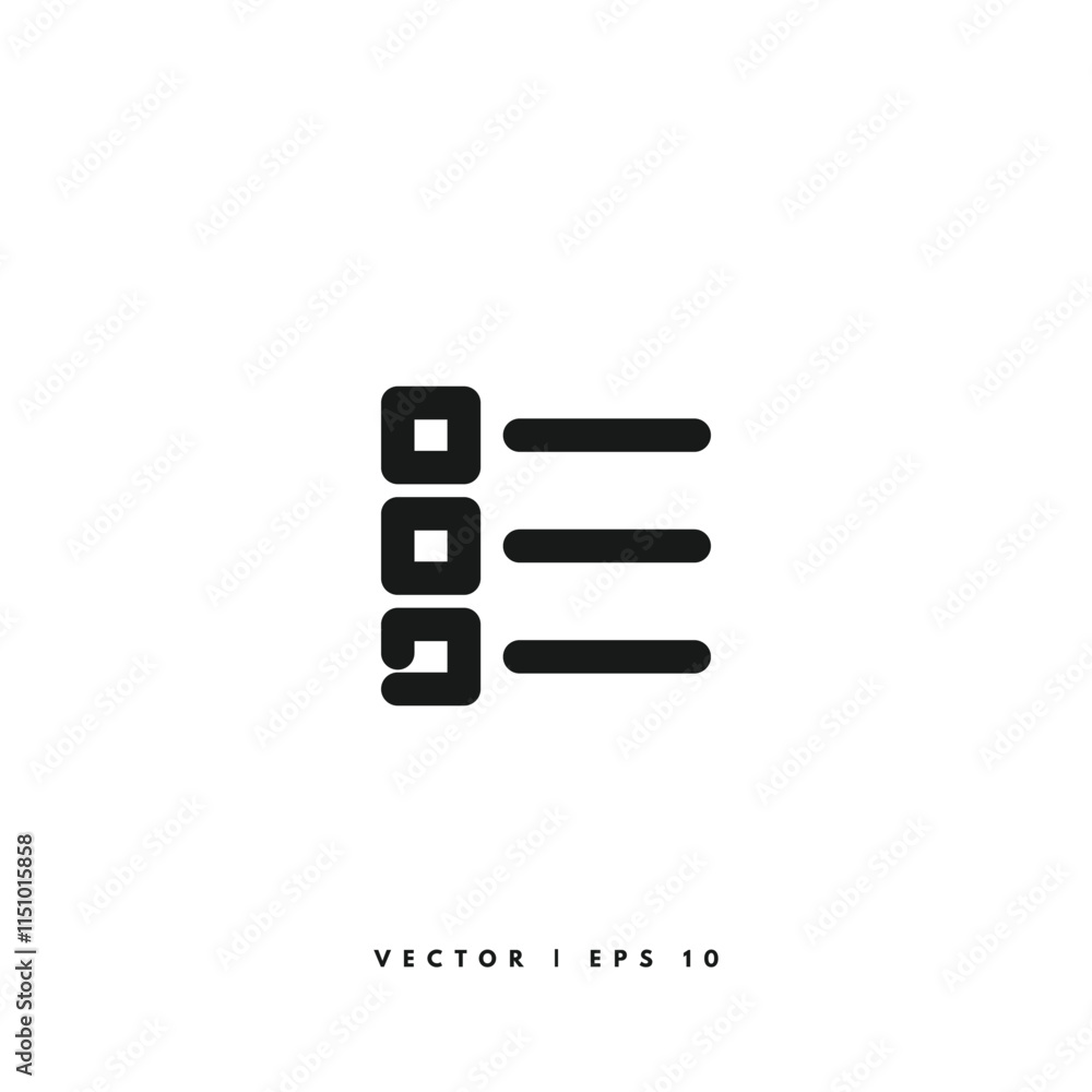 List Task Icon. Editable Stroke List Task Icon. Editable Stroke