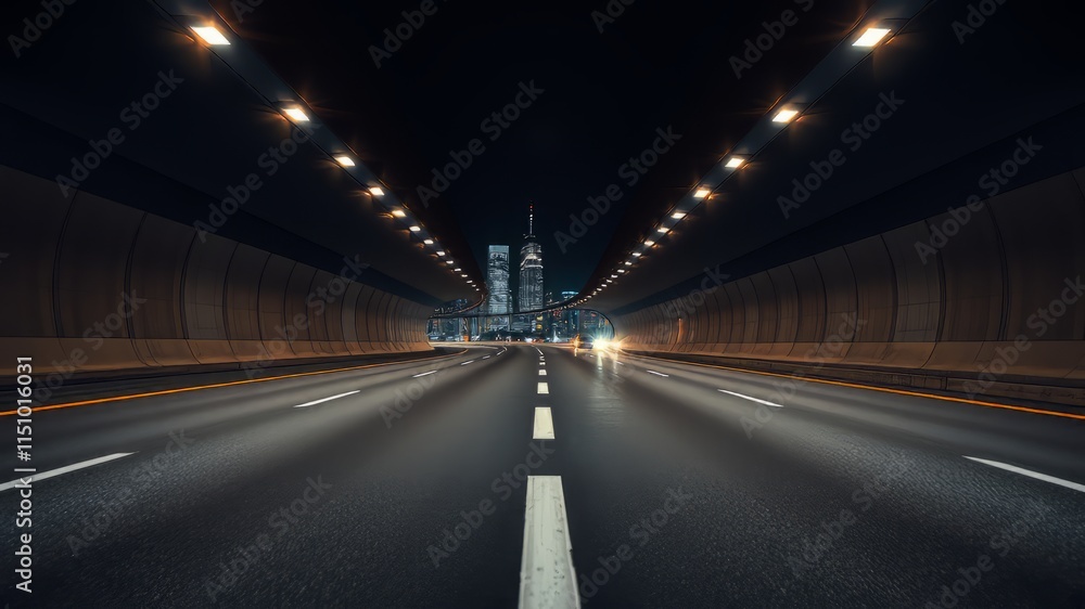 Night Tunnel City Skyline Light Trails AI Photo, Asphalt Road, Urban Landscape, Stunning Scenery, Beautiful Cityscapes Night Tunnel City Skyline Light Trails AI Photo, Asphalt Road, Urban Landscape, Stunning Scenery, Beautiful Cityscapes