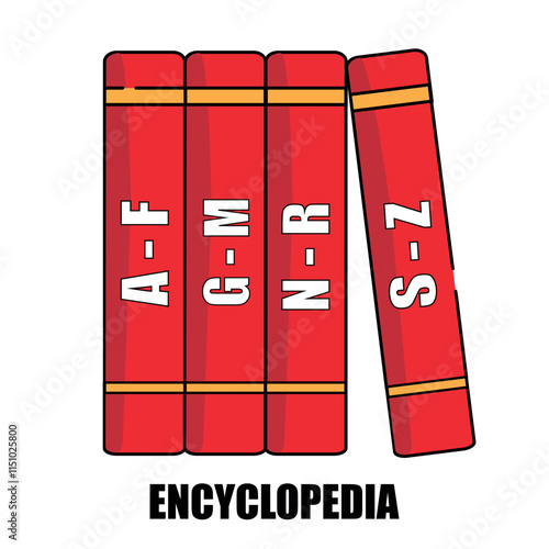 Encyclopedia icon. isolated encyclopedia icon vector illustration