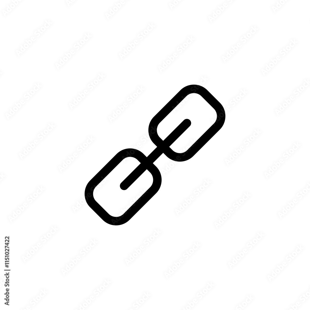 chain, link icon isolated on white chain, link icon isolated on white